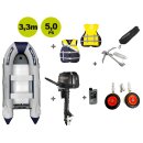 SET-ANGEBOT: Schlauchboot mit Motor Prowake Schlauchboot...
