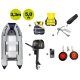 SET-ANGEBOT: Schlauchboot mit Motor Prowake Schlauchboot RIB330S mit Parsun 5PS Komplettset