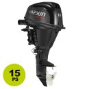 Parsun Außenbordmotor F- 15 AFWL-EFI E-Start, Fernschaltung, 15 PS, Langschaft, wassergekühlter 362 ccm 4-Takter , kompl. inkl. externem Tank (Versand kostenlos)