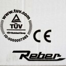 Schwere Tomaten und Marmelade Passiermaschine elektrisch, vielfältige Profi Küchenmaschine Reber Nr.5 / 9000N, 0,8 PS, 600 Watt Induktionsmotor, 230V, inkl. 1,5mm Passiersieb Edelstahl, universeller Anschluss für Erweiterungen (kostenloser Versand *)