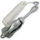 Anker mit 1,5 kg und Leine 8mm x 15m