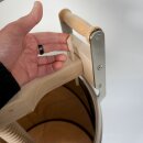 v2025: altbewährtes original Zottel 50 Liter Surfass mit Spindel (Pökelfass / Fleisch-Fass / Sauerkraut-Fass),  aus Edelstahl  hochglanzpoliert, mit  Press-Spindel aus Natur- Holz (Lärche),  400 x 400 mm, Made in EU (Versand kostenfrei*)