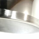 v2025: altbewährtes original Zottel 50 Liter Surfass mit Spindel (Pökelfass / Fleisch-Fass / Sauerkraut-Fass),  aus Edelstahl  hochglanzpoliert, mit  Press-Spindel aus Natur- Holz (Lärche),  400 x 400 mm, Made in EU (Versand kostenfrei*)