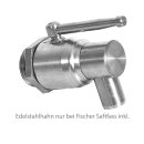 Edelstahl Saft-Fass:  150 Liter mit Schwimmdeckel, original Fischer Saft-Fass, made in Europe