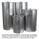 Edelstahl Saft-Fass:  150 Liter mit Schwimmdeckel, original Fischer Saft-Fass, made in Europe