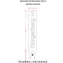 1x Gartenstele  "WUNSCHTEXT" 160 cm hoch x 40 cm Breit. Individuelle Anfertigung (customized / personlisiert  - vom Umtausch ausgeschlossen)