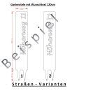 1x Gartenstele  "WUNSCHTEXT" 160 cm hoch x 40 cm Breit. Individuelle Anfertigung (customized / personlisiert  - vom Umtausch ausgeschlossen)