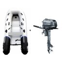 SET-ANGEBOT:  Schlauchboot Yam 310S  mit Aluminiumboden...