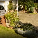 YERD 3x6m Abdeckplane mit Ösen, wasserdicht:  Gewebeplane britisch-grün,  180g/m² EXTRA starkes PE,  mit stabilen 12mm Aluminium-Metallösen, verstärkter Saum und extra verstärkte Eck-Ösen