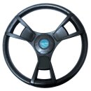 Steuerlenkrad Pismo schwarz 350mm für Boote und...