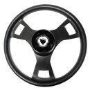 Steuerlenkrad Pismo schwarz 350mm für Boote und...