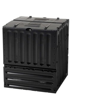 Geschlossener Schnell-Komposter 400 Liter: ECO-KING, schwarz, aus 100% recyceltem PP Kunststoff, jetzt günstig kaufen