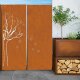 1 Sichtschutzelement verschiedene Motive zur Auswahl Höhe 158cm Breite 60cm Baum Erweiterung