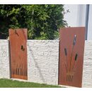 1 Sichtschutzelement verschiedene Motive zur Auswahl Höhe 158cm Breite 60cm Schilf