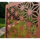 1 Sichtschutzelement verschiedene Motive zur Auswahl Höhe 158cm Breite 60cm Asanoha