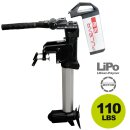 Pulsar 3.0 Langschaft Elektro-Außenborder mit LiPo Hochleistungs-Akku, 1030W bürstenlos, 29,6 V, 30 Ah