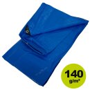 Ihre Abdeckplane:   140g/qm 6x10m Blau