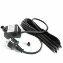 Gartendeko: Bronzefigur Mads der Hase, Wasserspeier/Brunnen, 30 cm hoch mit Granitfindling + Pumpe, original Rottenecker Objekt