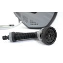 2er Set-Angebot - 20m Schlauch super handlich und leicht:  2x 10 m  YERD® automatische Wasser-Schlauchtrommel, 1/2" Zoll Gartenschlauch, Gardena kompatible Kupplungen,7-fach Multi-Gartenbrause, inkl. GARTIS Messing-Verbindungsstück