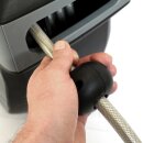 2er Set-Angebot - 20m Schlauch super handlich und leicht:  2x 10 m  YERD® automatische Wasser-Schlauchtrommel, 1/2" Zoll Gartenschlauch, Gardena kompatible Kupplungen,7-fach Multi-Gartenbrause, inkl. GARTIS Messing-Verbindungsstück