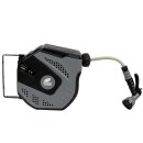 2er Set-Angebot - 20m Schlauch super handlich und leicht:  2x 10 m  YERD® automatische Wasser-Schlauchtrommel, 1/2" Zoll Gartenschlauch, Gardena kompatible Kupplungen,7-fach Multi-Gartenbrause, inkl. GARTIS Messing-Verbindungsstück