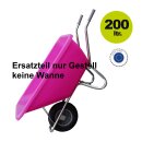 Gestell für Großmuldenkarre 1 Rad 200 Liter nicht kippbar - für Art.8206624