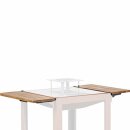 Basismodul Grill-Tisch 70cm:  rostige Primaterra Feuerstelle Calido 80x80cm Höhe 70cm, natürlich hergestellte Rost-Patina, aus 1,5mm Normalstahl, Design Feuerschale erweiterbar als Grill mit Feuerplatte / Feuerring...