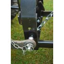 YERD  150cm Transportmulde, 150 x 62 x 45cm (innen),  Heckmulde kippbar, Kippmulde für Traktror mit Dreipunkt KAT-0 oder KAT-1 (Preis OHNE Dreipunkt-Aufhängung), Versand kostenfrei*