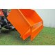 YERD  150cm Transportmulde, 150 x 62 x 45cm (innen),  Heckmulde kippbar, Kippmulde für Traktror mit Dreipunkt KAT-0 oder KAT-1 (Preis OHNE Dreipunkt-Aufhängung), Versand kostenfrei*