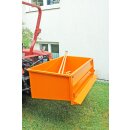 YERD Transportmulde  150 cm,  Heckcontainer / Transportbox / Kippmulde   für Traktor, Dreipunkt Kat-0  Anschluss