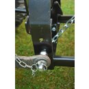 YERD Transportmulde  150 cm,  Heckcontainer / Transportbox / Kippmulde   für Traktor, Dreipunkt Kat-0  Anschluss