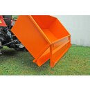 YERD Transportmulde  150 cm,  Heckcontainer / Transportbox / Kippmulde   für Traktor, Dreipunkt Kat-0  Anschluss
