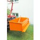 YERD Transportmulde  150 cm,  Heckcontainer / Transportbox / Kippmulde   für Traktor, Dreipunkt Kat-0  Anschluss