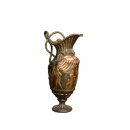 Gartendeko/Innendeko: Bronzefigur Vase römisch braun...