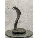 Gartendeko/Innendeko/Wohnungsdeko: Bronzefigur Schlange...
