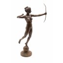 Bronzefigur "Diana groß", Akt, Frau mit...