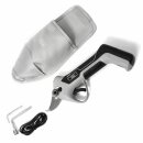 Elektrische Akkuschere Volpi KV220 Schnittstärke Ø  2,2cm, Gartenschere / Ernteschere mit wartungsfreiem bürstenlosen Motor, 2 Schnittweiten per Software, mit LED Arbeitslicht, Li-Ion 7,2V/4Ah (28,8 Wh), Klinge aus SK5 Karbonstahl, ca. 3 Std.  pro Ladung