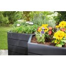 ERGO-Hochbeet -System, Höhe 25 cm, Wood - 3er Set (75cm)