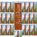 Beet-Steckschild Edelrost verschiedene Motive zur Auswahl Dille