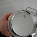 Fischer  POLISHLINE Edelstahl-Transportkanne 50 Liter, Getränkefass für Lebensmittel, Hochglanz poliert, Inox 18/10 AISI 304, Edelstahlkanne geschweißt (!), Behälter ideal für Branntwein, Öliven-Öl, Balsamico Essig, Milch, Federweißer, Most, Wein u.s.w.