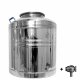 Edelstahlkanne 75 Liter Edelstahl Schraubhahn 1/2"