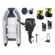SET-ANGEBOT: Schlauchboot mit Motor Prowake TK-RIB380S Aluboden mit 15 PS (F15ABMS-EFI) Parsun Setangebot