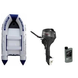 SET-ANGEBOT: Schlauchboot mit Motor Prowake TK-RIB360S mit Parsun F9,8BMS Aussenborder
