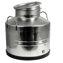 Edelstahlkanne 20 Liter Edelstahl Schraubhahn 1/2"