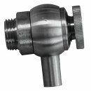 Edelstahlkanne gebördelt 30 Liter Edelstahl Schraubhahn 1/2"