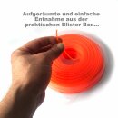 Gedrehter Mähfaden 4,5mm:  YERD Premium-Line Trimmerfaden TWIST für Freischneider, hochwertiges Polyamid, aggressive 3D Vierkant-Schneidecken, leiser durch gedrehte Form