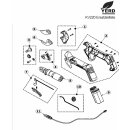Schneidblatt beweglich für elektrische Akkuschere Volpi KV220 KV290 / Ersatzteil / Zubehör