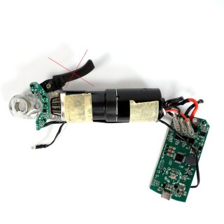 Motorblock komplett + Platine ohne Akku für elektrische Akkuschere KV220 / Ersatzteil / Zubehör