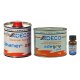 Adeco Schlauchboot Kleber 2 Komponenten 500gr mit Härter 30ml und 250ml Reiniger