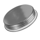 Fischer-Lahr® Edelstahlkanne Basic: Edelstahlbehälter mit Deckel - luftdicht, Edelstahlkanne 20 Liter OHNE Hahn,  Transportkanne / Getränkefass für Lebensmittel, gebördelt